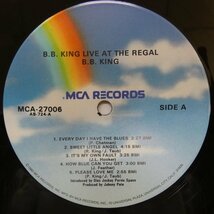 46063473;【US盤】B.B. King / Live At The Regal_画像3