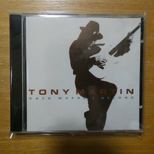 731451351822;【CD/独盤/蒸着仕様/ブラック・サバス】TONY MARTIN / BACK WHERE I BELONG　513518-2