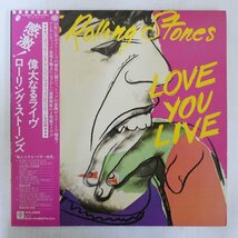 47049916;【帯付/2LP/見開き】The Rolling Stones / Love You Live_画像1