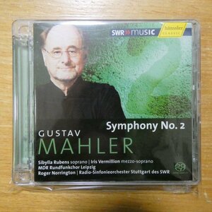 4010276019824;【ハイブリッドSACD】NORRINGTON / MAHLER: SYMPHONY NO.2(SACD93.166)