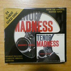 010963108729;【24カラットゴールドCD/DDCJAZZ】SONNY ROLLINS QUARTET / TENOR MADNESS　GZS-1087