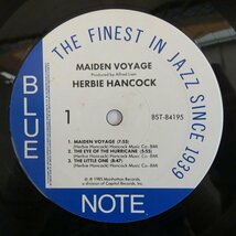 46065191;【US盤/BLUE NOTE/DMM】Herbie Hancock / Maiden Voyage_画像3