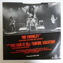 11179784;【ほぼ美盤/UK盤/12inch】Ozzy Osbourne, Blizzard Of Ozz / Mr Crowley_画像2