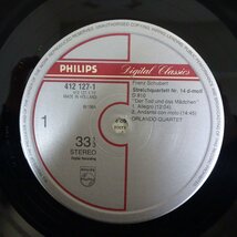 19058890;【蘭PHILIPS/サイン？/デジタル録音】オルランド四重奏団 シューベルト/弦楽四重奏曲第14番”死と乙女”_画像3