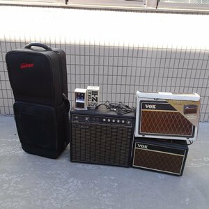 Q10293 【※発送できません!東京都引取限定】YAMAHA,VOX,TOKAI 等 楽器関係 4点セット 発送不可