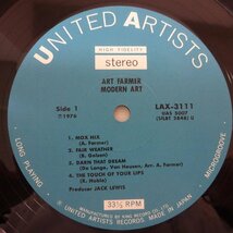 11181541;【国内盤/United Artists】Art Farmer / Modern Art_画像3