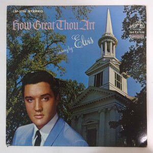 14029751;【US盤/黒白ニッパー/深溝】Elvis Presley / How Great Thou Art