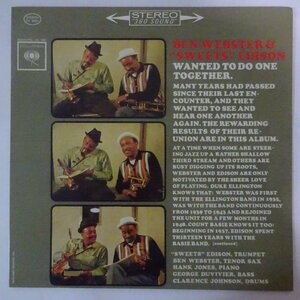 10022096;【US盤/Classic Records 復刻/高音質180g重量盤】Ben Webster & Sweets Edison / Wanted To Do One Together