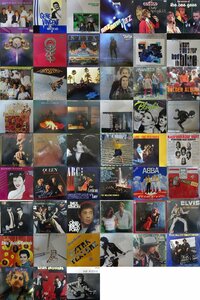 D00627【大量!ALL国内盤!】 ALL JAPANESE PRESS ROCK & POPS 洋楽 85枚以上 2箱セット/ John Lennon , Elvis Presley 他 1