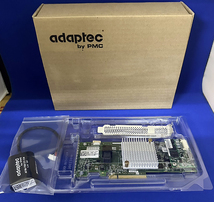 【中古セット】Adaptec ASR-8405 RAIDコントローラ LowProfile対応 フラッシュモジュール付き_画像1