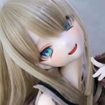 【ばけまろ】DDH-10 SW肌 (難アリ)ソフビ盛り開口カスタムヘッド+自作おまけアイ_画像1