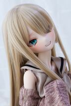 【ばけまろ】DDH-10 SW肌 (難アリ)ソフビ盛り開口カスタムヘッド+自作おまけアイ_画像7