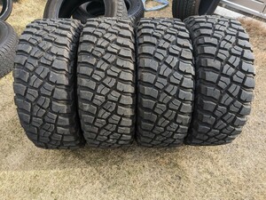 265/65R17 4本 BFgoodrich KM3 バリ山 9.9部山 22年製 ランクル プラド ハイラックス サーフ パジェロ FJクルーザー マッドタイヤ MT