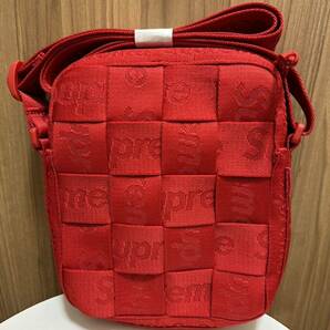 Supreme 23ss Woven Shoulder Bag シュプリーム ウーブン ショルダー バッグ Red 新品 レッドの画像2