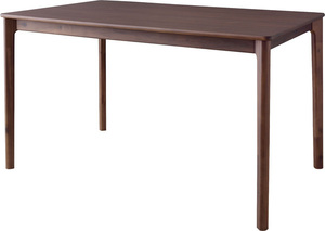 ダイニングテーブル 天然木(アカシア) 天然木化粧繊維板(ウォルナット) ウレタン塗装 ブラウン RP-601WAL
