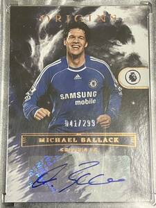 299枚限定 ミヒャエル・バラック 2022-23 Panini Chronicles Origins Autographs Michael BALLACK /299 チェルシーFC 直筆サインカード