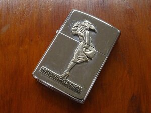 ∇花∇ヴィンテージ ZIPPO 1993年製 1935 VARGA GIRL WINDY ウィンディ ジッポー オイルライター 喫煙具 52 【検マルボロハーレー