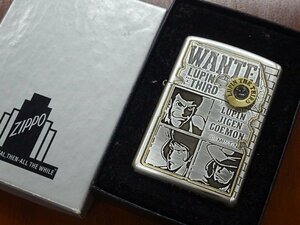 ∇花∇ヴィンテージ ZIPPO 2008年製 ルパン三世 ルパン 次元 五右衛門 銭形警部 ジッポー オイルライター 元箱付き 喫煙具 14 【検マルボロ