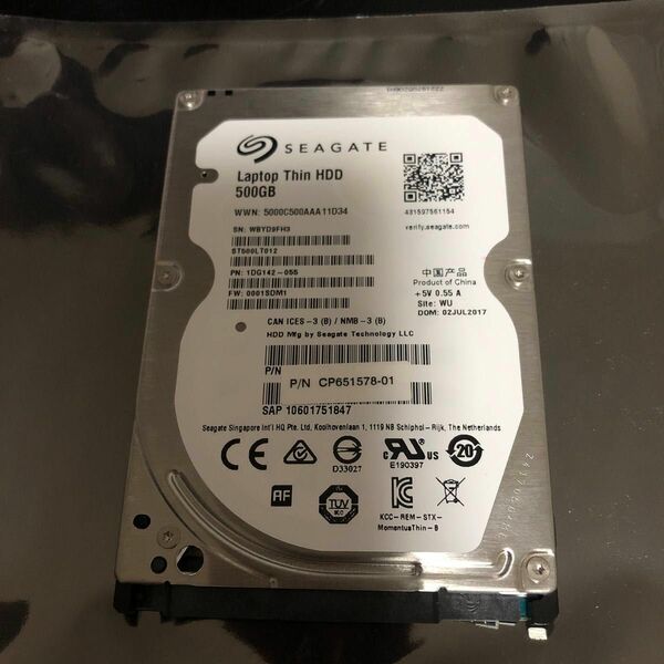 Seagate HDD Laptop 500GB