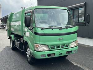 動画有！売り切り！H18年 日野 デュトロ DUTRO 塵芥車 パッカー車 モリタ 積載2650kg 4.8L ディーゼル AT エンジン好調！佐賀福岡