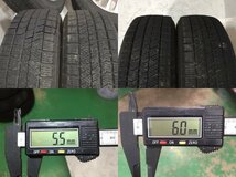 6～7分山 ブリヂストン VRX2 155/65R14 75Q 2021年 BALMINUM 14x4.5J +45 4H 100 ハブ径72ｍｍ 4本 スタッドレスタイヤ　_画像10