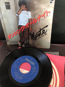 【ダンシングオールナイト】もんた＆ブラザーズ　1980年　EP保管品シングルレコード【24/02 TY1A0A 】