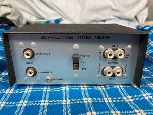 SHURE　 M64A 　フォノイコライザー アンプ　完動品　【3ヶ月保証 】