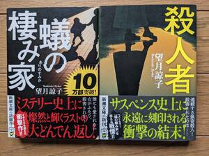 望月諒子（文庫本2冊）蟻の棲み家　殺人者　送料\180