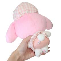 ◆新品　マイメロディ　My Melody　プラッシュドール　ぬいぐるみ　S〈ギンガムチェック・キャスケット〉サンリオ　sanrio_画像2