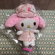 ◆新品　マイメロディ　My Melody　プラッシュドール　ぬいぐるみ　S〈ギンガムチェック・キャスケット〉サンリオ　sanrio_画像5