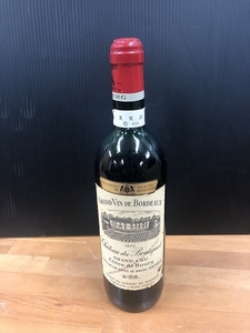 レア品　1972年　赤ワイン　cotes de bourg GRAND VIN DE BORDEAUX 　730ｍｌ　未開封　古酒（M6807）