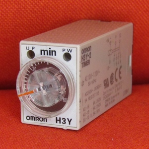 TOH2 OMRON ソリッドステート・タイマ【H3Y-2】AC100～120V 2.0min～60min 5A 2接点