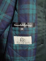 UNITED ARROWS GREEN LABEL RELAXING ユナイテッドアローズ コート トレンチコート 　Mサイズ　メンズ　MICROTEX グリーン_画像3