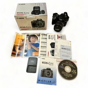 キャノン Canon デジタル一眼レフカメラ EOS Kiss デジタル X レンズキット ブラック KISSDXB-LKIT