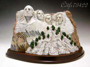 Mount Rushmore　マウント ラシュモア　アメリカ合衆国　サウスダコタ州　ダンバリーミント　置物　ハンドメイド　非常に希少