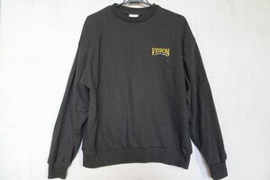 VISION STREET WEAR/長袖トレーナー/プルオーバー/スウェット素材/バックプリント/スケボー/黒/ブラック/スミクロ/Mサイズ(2/13R)