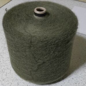 工業用糸 モヘア毛糸 カーキ