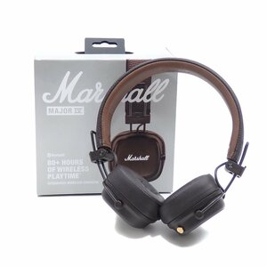 【中古】 マーシャル Marshall MAJOR4 メジャーⅣ ワイヤレスヘッドフォン ヘッドホン 音楽 ブラウン 茶色