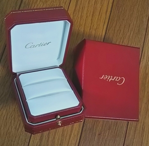 正規品 Cartier カルティエ ペア リング 指輪 ケース 空 箱 ※画像3枚