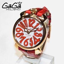 【GaGa MILANO】ガガミラノ マヌアーレ40MM 5021.5 クォーツ レディース【保証書付属】【中古】_画像1