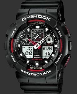 【電池交換済】G-SHOCK Gショック デジアナ 腕時計 コンビネーションモデル GA-100-1A4ER