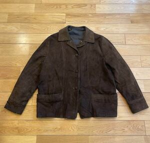 40s vintage leather jacket レザージャケット スウェード 本革 羊革 コート ジャケット ブルゾン バックスキン