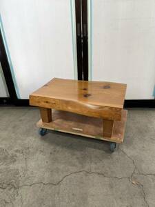一枚板テーブル　木製テーブル　ローテーブル　センターテーブル