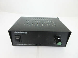 SH5247【ステレオパワーアンプ】エミック サウンドデバイス TA-3SN★Soundevice STEREO POWER AMPLIFIER★オーディオ機器★動作品★