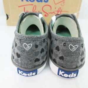 MA1509【スニーカー】ケッズ テイラースイフトモデル★Keds CH TS HEARTD CHARCOAL★WF52379 61465★レディース 5M★靴 スニーカー★未使用の画像6