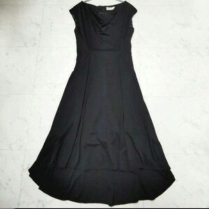 Petirobe/プチローブ/ブラックフォーマル/ワンピース/ドレス9号/日本製/黒/ ノースリーブドレス