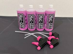 【4本セット】Muc-Off (マックオフ) 自転車クリーナー 1リットル | ロードバイク マウンテンバイク オートバイ 洗浄 