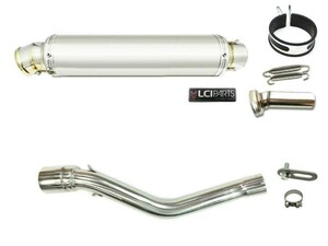 ホンダ CRF250L CRF250M 2012-2016 (MD38) LCIPARTS LCI ラウンドステンレス スリップオン マフラー