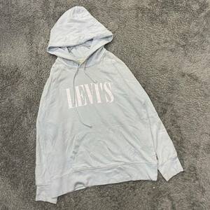 Levi's リーバイス スウェット パーカー プルオーバー サイズM ブルー 青 メンズ トップス 最落なし （M15）