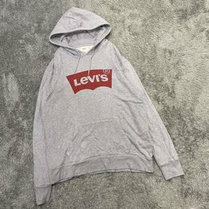 Levi's リーバイス スウェット パーカー プルオーバー サイズL グレー 灰色 メンズ トップス 最落なし （U15）